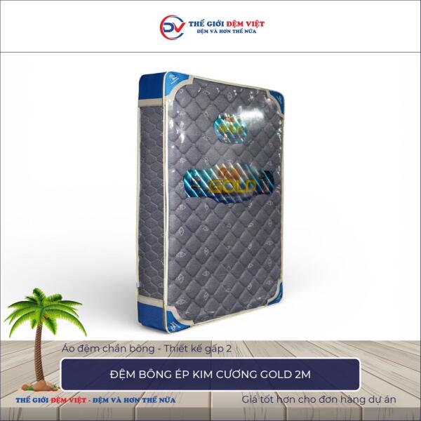 Đệm bông ép Kim Cương Gold 2M 1